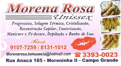 Morena Rosa Unissex Campo Grande MS